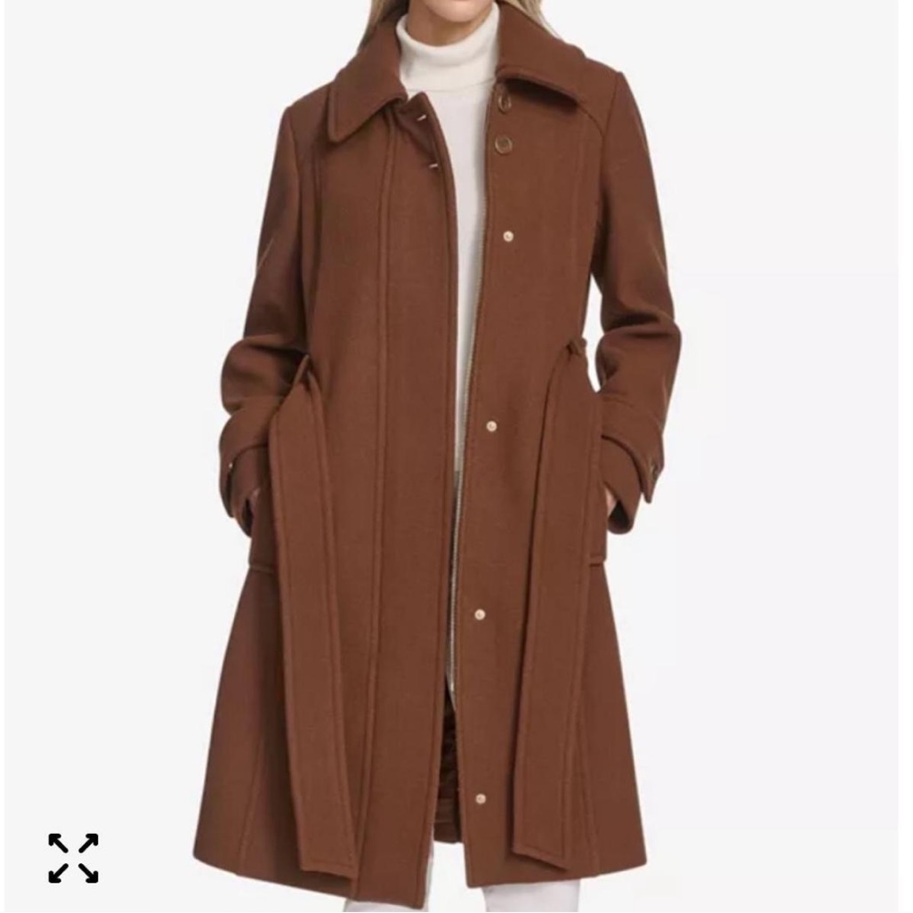 Andrew Marc Brown Trench Coat